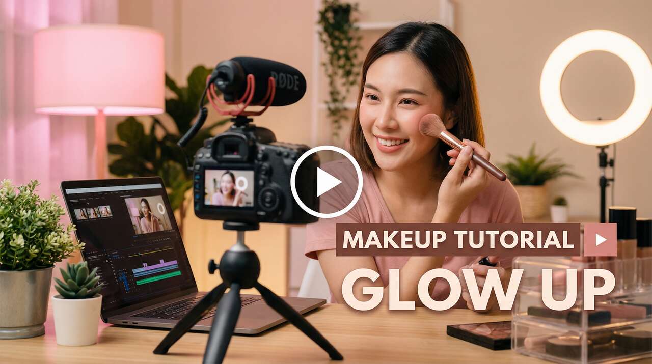 小马拉大车美妆视频教程